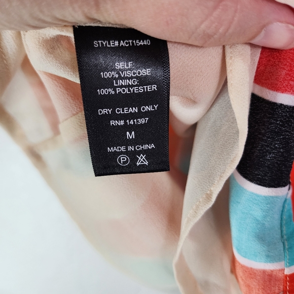 Astr The Label Cropped Striped Spaghetti Strap Tank Size Medium - Picture 6 of 7